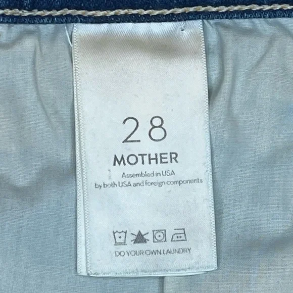 MOTHER The Hustler Ankle Fray Jeans in Big Sky Size 28 - Picture 12 of 15